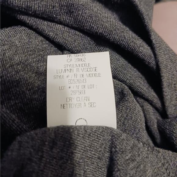 Theory Gray Layered Sleeveless Tank Top - Picture 12 of 12